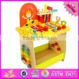 2016 New Design Cartoon Children Wooden Diy Workbench W03D077 thumbnail-3