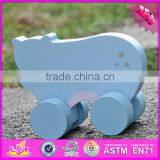 2017 New Products Kids Animal Toy Wooden Toy Wheels W04A317 thumbnail-5