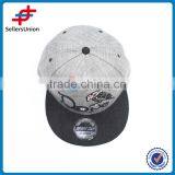 2017 New Product Best Seller Denim With Embroidered Letter 6 Panel Hat