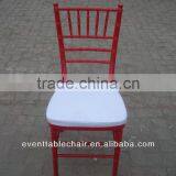Red Color Wooden Chiavari Chair for Wedding Rental thumbnail-1
