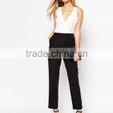 2015 China Factory OEM ODM Fashionable Customized Jumpsuit With Chic Wrap thumbnail-2