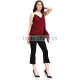 Domin Fashion Sleeveless off Shoulder Lady Top thumbnail-4