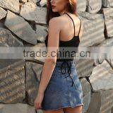 Fitness Crop Tops Ladies Sexy Panty and Bra Sets Tank Top Gym Ladies Cotton Crop Tops thumbnail-2