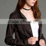 OEM Service Newest Cropped Cheap Varsity Jacket Made in China thumbnail-3