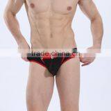 Custom Men's Classic Seamless Briefs Cotton Comfortsoft Underwear Pouch Enhancing Briefs With Button Underwear for Man thumbnail-1