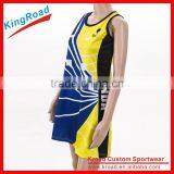 Popular Womens Lycra Netball Dress Popular Netball Bodysuits Team Custom Netball Jersey thumbnail-5
