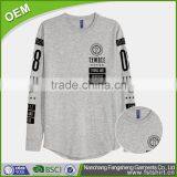 Men t Shirt Long Sleeve Swag Mens Long t Shirts Fashion 2016 Striped Cotton Curved Hem Comfortable thumbnail-1