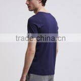 MGOO New Model 60% Cotton 40% Polyester Cuffed Sleeve Men's T-shirt In Different Color Pocket thumbnail-2