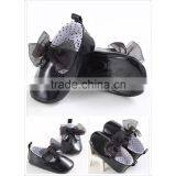 Wholesale Price Lovly Bow Tie Wedding Princess Girls Baby Shoes for 1years Old thumbnail-2