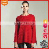 2017 Latest Design Loose Sleeves Top Women Loose Sweater Pullover thumbnail-2