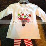 Children's Girls Xmas Outfit Deer Pattern Outfit Ruffle Kids Christmas Clothes thumbnail-6