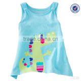 New kids clothing new tank tops for kids printing kids singlet