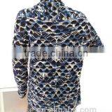 Custom Sweaters & Cardigans 2017 Oversize Purple Cowl Neck Cable Knit Sweater thumbnail-2