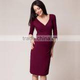 China Wholesale Maternity Clothes New Arrival Modern Maternity Dress thumbnail-1