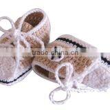 New Crochet Baby Girls Shoes thumbnail-1