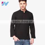 Men Fashion Long Sleeve Knee Length Cotton Kurta Designs thumbnail-2