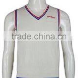 ISO9001/BSCI Manufature Slim Fit Unisex Embroidery Logo Cardigan Vest thumbnail-2