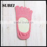 Cotton Plain Invisible Toe Socks Prevent Athlete's Foot Moss Anti-odor Toe Socks thumbnail-6