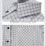 2017 Latest Long Sleeve Plaid 100% Cotton Non Wrinkle Spread Collar Men Shirt thumbnail-3