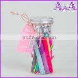 11 Pcs Multicolor Knitting Needles Mixed Metal Hook Crochet Template Kit TPR And Aluminum For Loom Tool Band DIY Crafts thumbnail-1