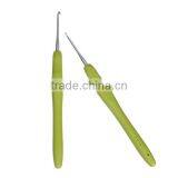 Factory Cheap Wholesale Green 13.7cm TPR Aluminum Crochet Hooks thumbnail-3
