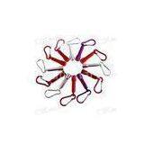 Custom Printed High Brightness Solar Flashlight Led Keychain Lights With 3 Leds