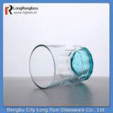 LongRun 9oz Color Glass Bottom Whisky Tumbler Wholesale thumbnail-3