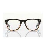 Leopard Print Round Optical Retro Eyeglass Frames For Ladies For Wide Faces , Vintage