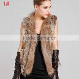 SJ005-01 Factory Direct Selling Genuine Black Raw Fur Skin For Vest And Coat thumbnail-1