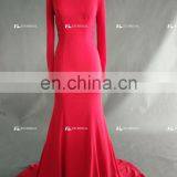 Custom Made Off Shoulder Long Sleeve Design Evening Dress With Long Sleeve thumbnail-2