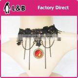 Wholesale Women Jewelry Lace Pendant Necklace thumbnail-1