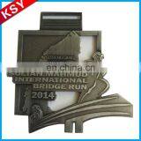 Trade Assurance Supplier Best Brand Tags With Free Ribbon Cheap Metal Medal thumbnail-1