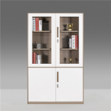 Steel Rectangle File Locker Cabinet Glass Front Storage Cabinet thumbnail-2