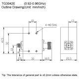 RFTYT VHF Hot Sale Brand Products TG3042E 0.92-0.96 GHz RF Coaxial Isolator thumbnail-2