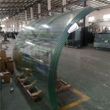 China professional building glass factory supply curved tempered glass