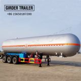 3 axles pressure vessel 30cbm -69cbm Propane gas transporting LPG tanker trailer for sale