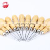 Factory Direct Sale Wood Handle Awl For Stitching Sewing