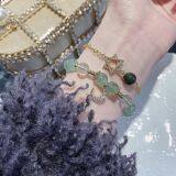 Green Strawberry Crystal Green Ghost Natural Crystal Bracelet Women's Set thumbnail-2