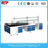 Laboratory Furniture Chemical Island Lab Bench With Reagent Shelf for Pharmacology Lab Bench