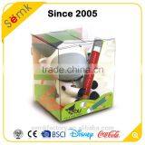 Gifts for Kids Pvc Material Cow Shape Pink Personalized Desk Table Pen Holder thumbnail-3