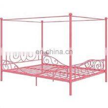 Black Colour Metal Bed thumbnail-5