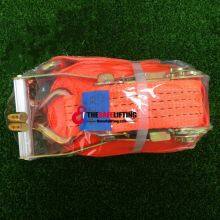 50mm x 5T Ratchet Tie Down With Double J Hooks thumbnail-4