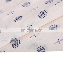 In stock yarn dyed woven dobby fabric cutting motif fabric shirt dress fabric