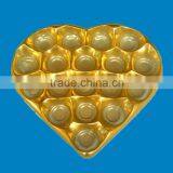 Red Silver Color Used For Chocolate Packing PVC Rigid Plastic Film thumbnail-4