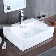High Quality Wholesale Custom Square Simple Cheap Bathroom Art Basin thumbnail-2