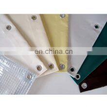Bache de Protection en PVC 650gr/m2 avec oeillet 3 X 3m, Blanc bache tarpaulin
