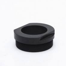 CNC Machining Turning Plastic Parts Machined Black Nylon POM Parts thumbnail-2