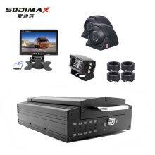 4 Channel 1080P HD Mobile DVR CCTV MDVR 2TB HDD Recording GPS 4G For Truck / Taxi / Bus thumbnail-3