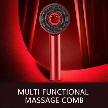 2024 New High QualityRed Light Therapy Heating Massage Comb High Frequency Vibration Soothing Hair Growth Scalp Massage Brush thumbnail-4