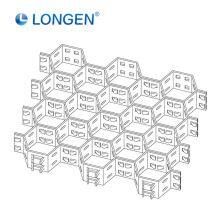 SS 304 Stainless Steel Hexagonal Wire Mesh 50mm Size Welded Expanded Wire for Forged Hot Floors Factory Price